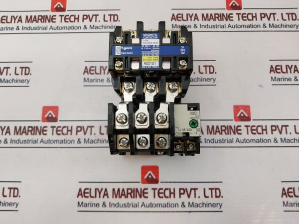 Togami Clk-35Jt-p12C Magnetic Contactor With Tj-35-s50 Thermal Overload Relay New