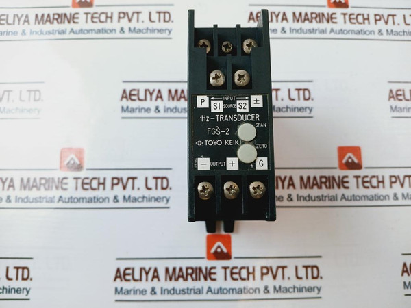 Toyo Keiki Fgs-2 Hz-transducer Class 0.5