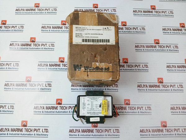 Daniel Woodhead 1675-12 Transformer Output 12V 90Va New