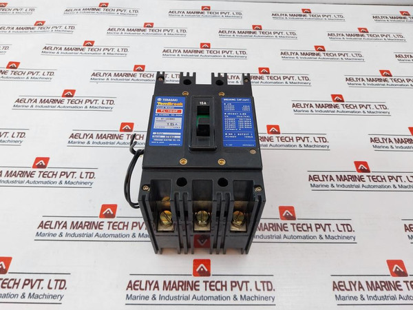 Terasaki Electric Tl-100F Tembreak Circuit Breaker 15A 3 Pole 200-480V