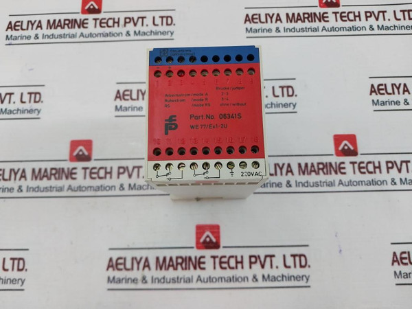 Pepperl+Fuchs We 77/Ex1-2U Isolated Switch Amplifier Relay 06341S 220Vac
