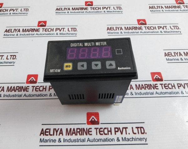Autonics Mt4W-dv-4N Digital Multi Meter 100-240Vac 50/60Hz Used