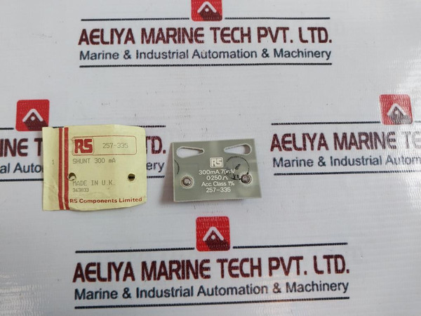 Rs 300Ma.75Mv Shunt Plate