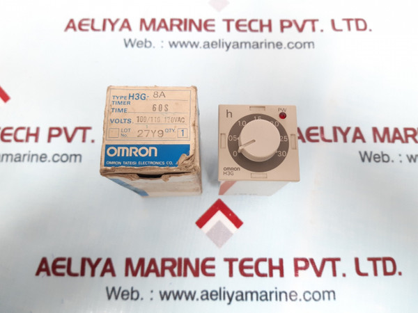 Omron timer H3G-8A 200/220/240VAC Japan 60gm