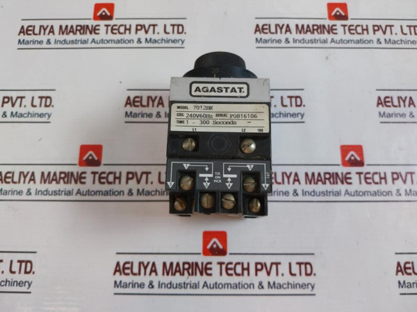 Agastat 7012Bk Time Delay Relay 1-300Sec Used