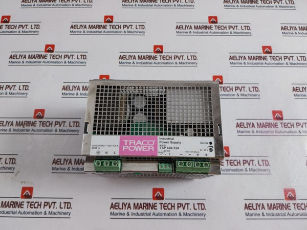 Traco Power Tsp 600-124 Industrial Power Supply 50/60Hz Used