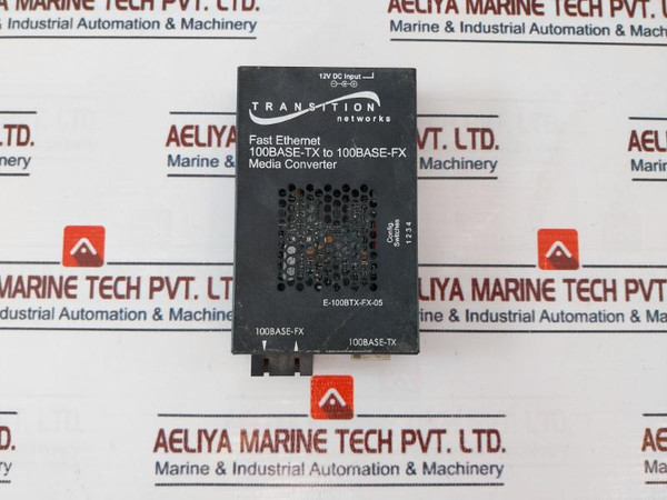 Transition Networks E-100Btx-fx-05(Sc) Ethernet Media Converter 12V Dc
