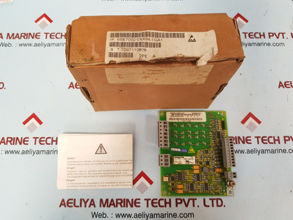 Siemens 6Se7090-0Xx84-1Ga1 Voltage Meter Module
