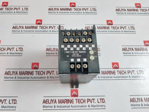 Toyo Keiki Egm-23A 3 Phase 3 Wire Watt Transducer Ac 0~1000W 50/60Hz Used