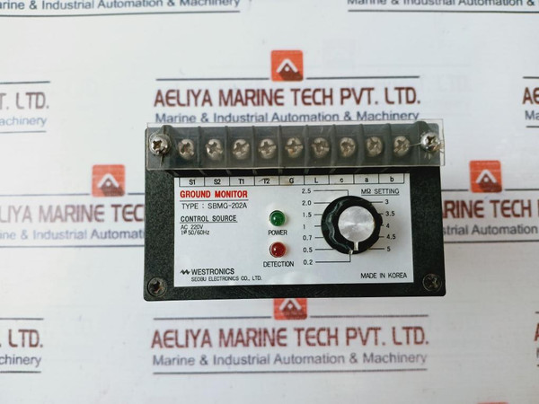 Westronics Sbmg-202A Ground Monitor Aux Power Supply Ac 180-250V 50/60Hz