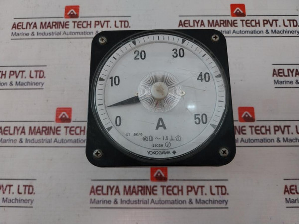Yokogawa 0-50 A Ac Ammeter Ct 50/5 2102A Used