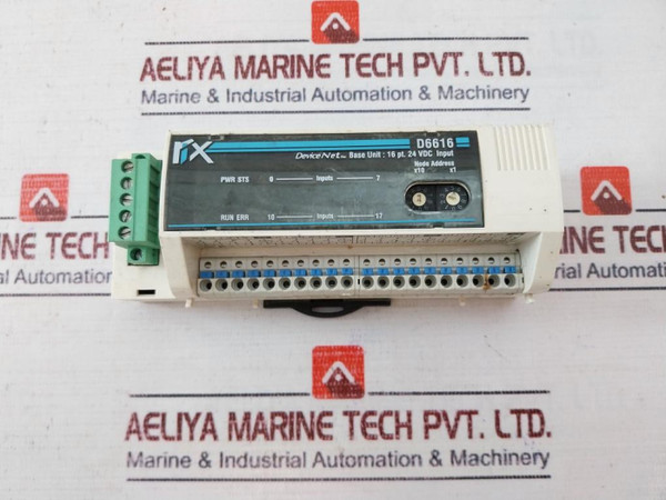 Mitsubishi Electric D6616 Rix Devicenet Remote I/O Base Unit Used