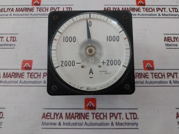 Daiichi Ml-110 Ammeter 38° 500V Used