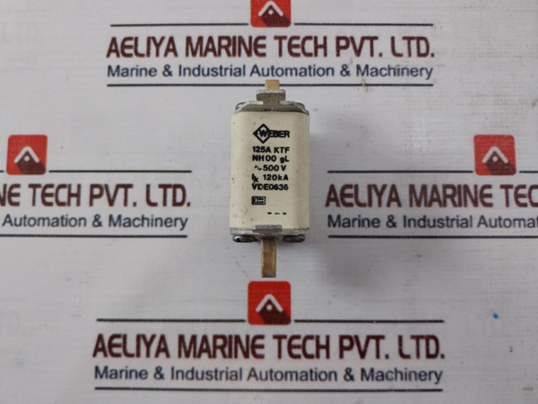 Weber 125A Ktf Fuse ~500V Used