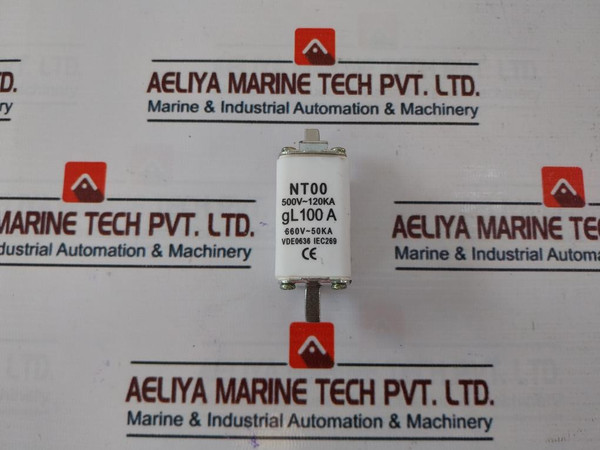 Nt00 Gl100A Fuse Link 660V 50Ka Vde0636 Iec269