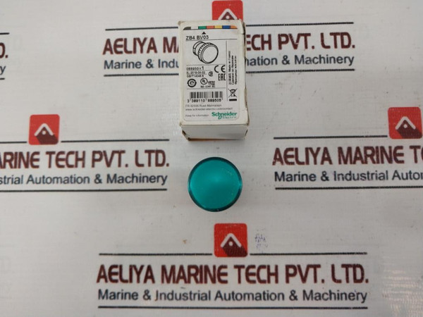 Schneider Electric Zb4 Bv03 Pilot Light Green Lens New