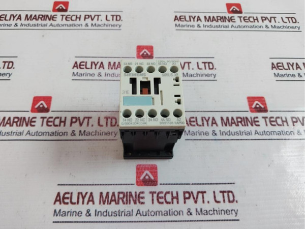 Siemens 3Rh1131-1Ap00 Auxiliary Contactor Used