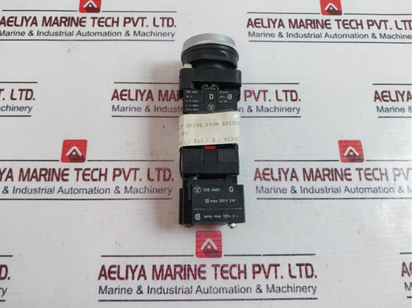 Westinghouse Electric Vde 0660 Push Button Used