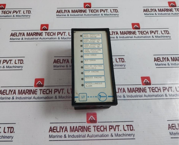 Rolf Janssen E07.8410.010 Alarm Annunciator 24V Dc Used