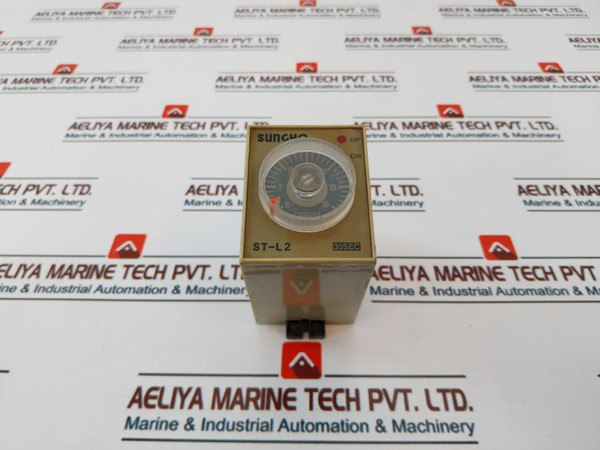 Sungho St-l2 Delay Timer 0-30 Sec, Ac100V/220V 50/60 Hz Used