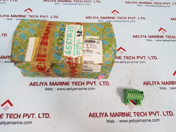 Lot Of 14X Phoenix Contact Umstbvk 2.5/8-g-5,08 Din Rail Terminal Block