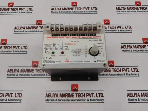 Westronics Sbag-202 Grounding Resistance Monitor Ac220V 50/60Hz 5Va