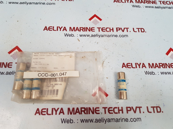 Lot Of 5X Utsunomiya Electric Cello Lite Uc1 Fuse 10A