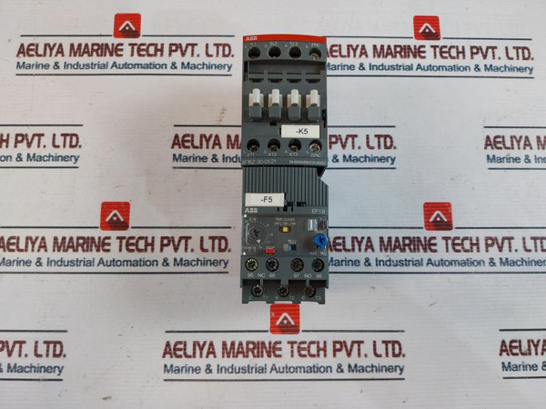 Abb Af16Z-30-01-21 Contactor W/ Ef19-18.9 Overload Relay 50/60Hz