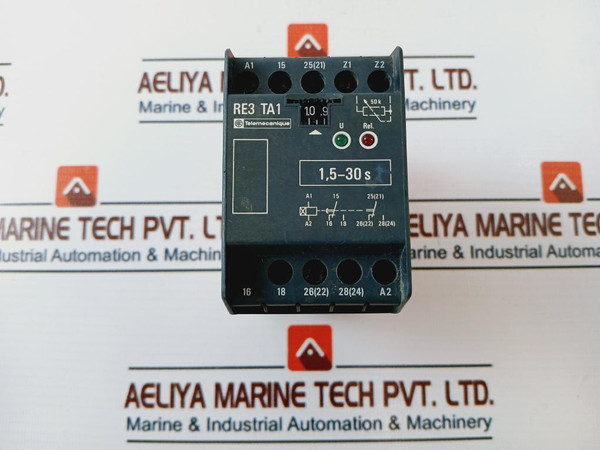 Telemecanique Re3-ta1314M Time Delay Relay 1.5-30S 50/60Hz