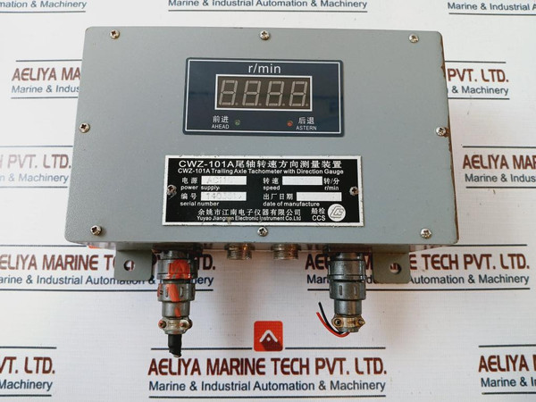 Jiangnan Electronic Cwz-101A Trailing Axle Tachometer With Direction Gauge