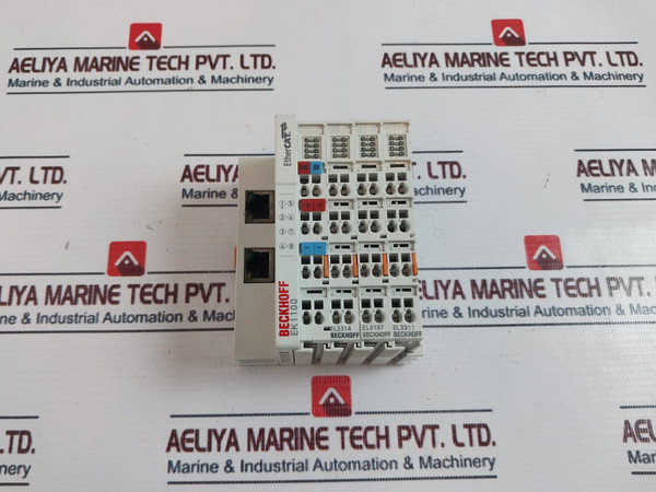 Beckhoff Ek1100 Ethercat Coupler W/ Terminal Module El3314,El9187,El3311,El9011