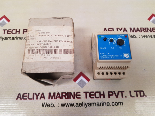 Oj Electronics Efst-6-1221 Alarm Thermostat 0-10V Dc