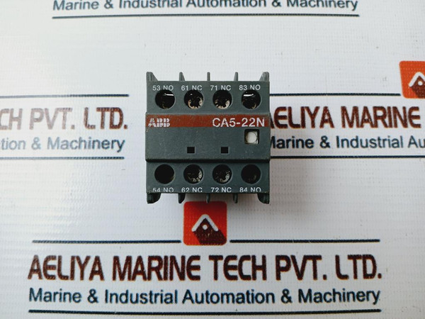 Abb Ca5-22N Auxiliary Contact Block Used