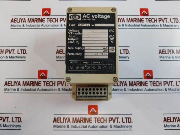 Deif Acv-3N Ac Voltage Converter 0-418 Vac 0-20 Ma Dc