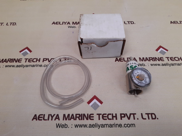 Gasco gas cylinder regulator flow 0.5 slpm 0-600 psi