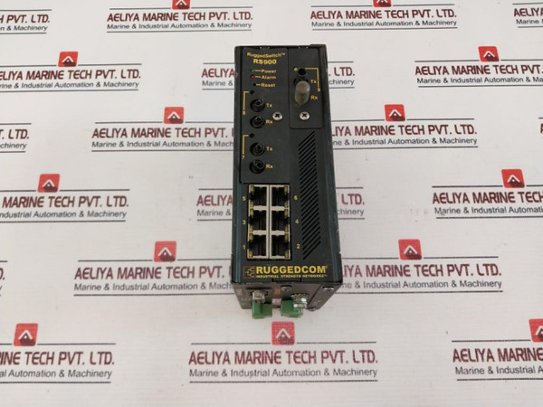 Ruggedcom Rs900Nc-hi-d-mt-mt-mt-xx Managed Ethernet Switch (Not Working) For Parts Only