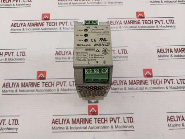 Tdk-lambda Dlp75-24-1/Ej Power Supply 50/60 Hz 24Vdc/3.1A Used