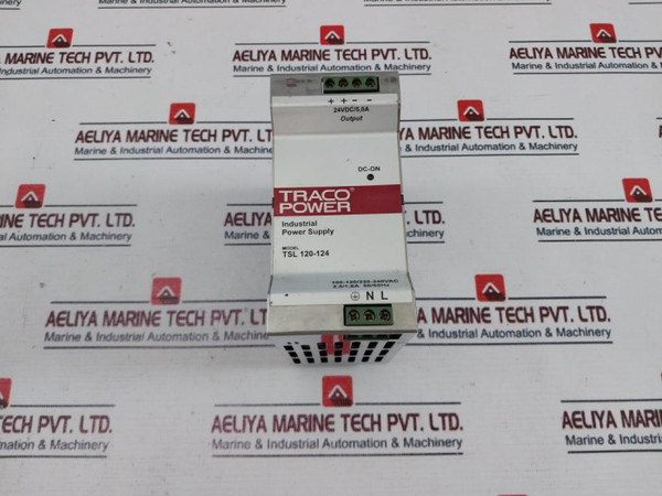 Traco Power Tsl 120-124 Industrial Power Supply 24Vdc/5.0A Used
