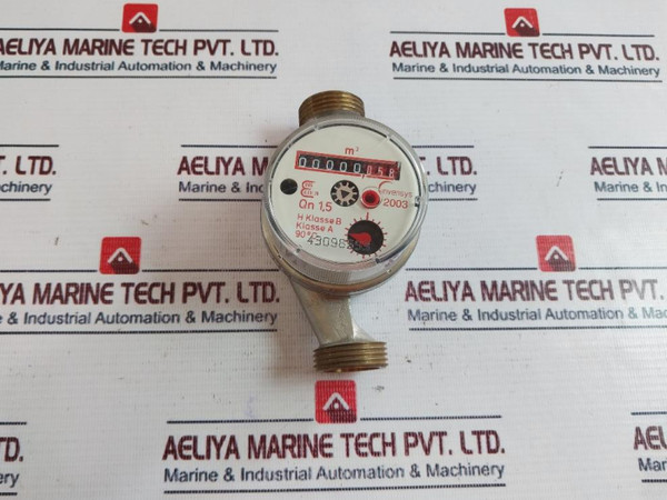 Invensys 2003 Water Flow Meter Qn 1,5 H Klasse B Klasse A New