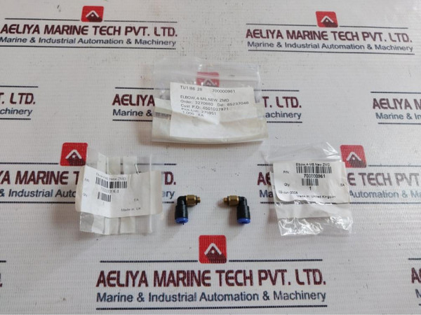 Lot Of 2X Waters 700000961 Zmd Elbow 4-m5 New