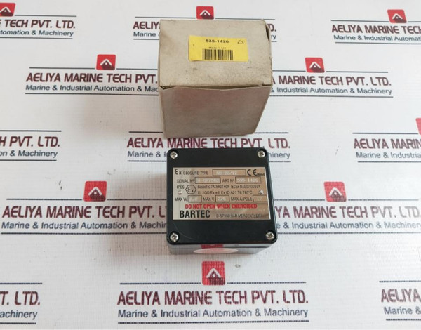 Bartec 535-1426 Junction Box Gb-80/12 Ip66 New