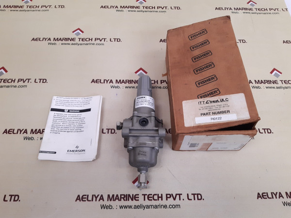 Fisher 67cfsr-226 pressure regulator range 0-125 psi