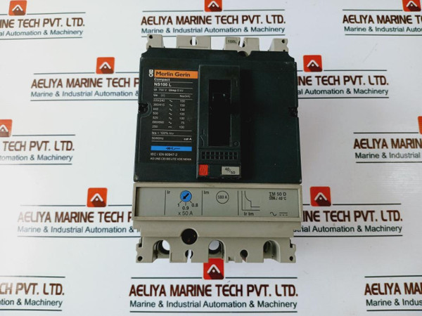Merlin Gerin Ns100 L Compact Circuit Breaker Ns100-250L Used