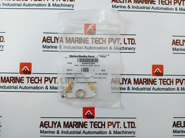 Waters 430002209 Sample Loop Assy 100 Ael/µL