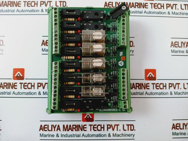 Ul Group Ul24D08D0Red-c Sc Relay Pcb Board Used