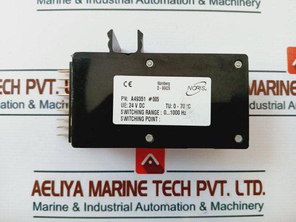 Noris Rv43 A Limit Value Switch Module 0-1000Hz 24V Gs ±20% Used
