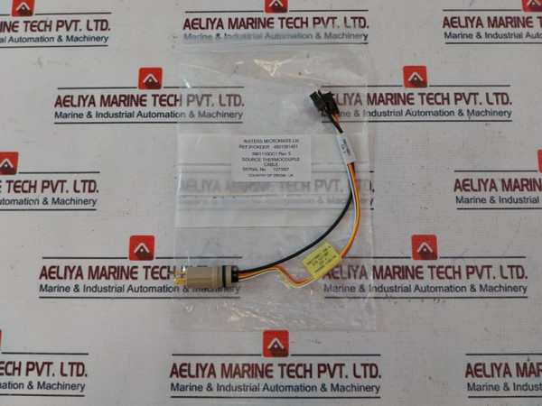 Waters 3961110Dc1 Source Thermocouple Cable Rev: 5 New