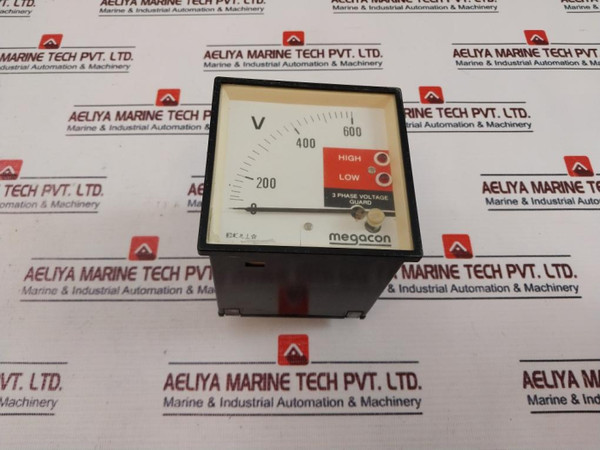 Megacon Kev233 3 Phase Voltage Guard 0-600V Used