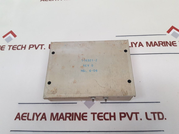 Sea Tel 116321-2 Rev: D Shielded Polang Aux Relay
