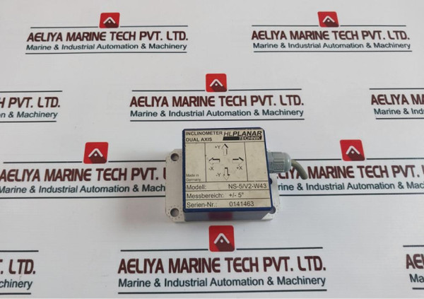 Hlplanar Technik Ns-5/V2-w43 Dual Axis Inclinometer 9150064-651C Used